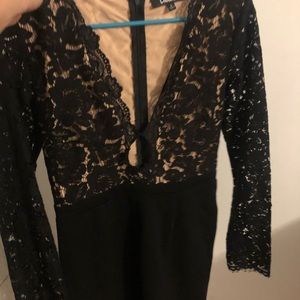 Long sleeve bodycon dress- worn once!